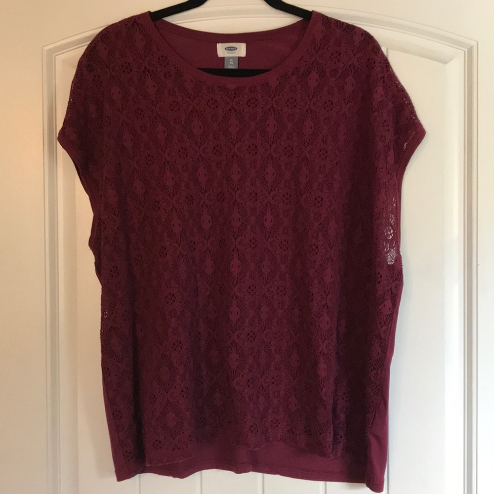 Old Navy Maroon Top